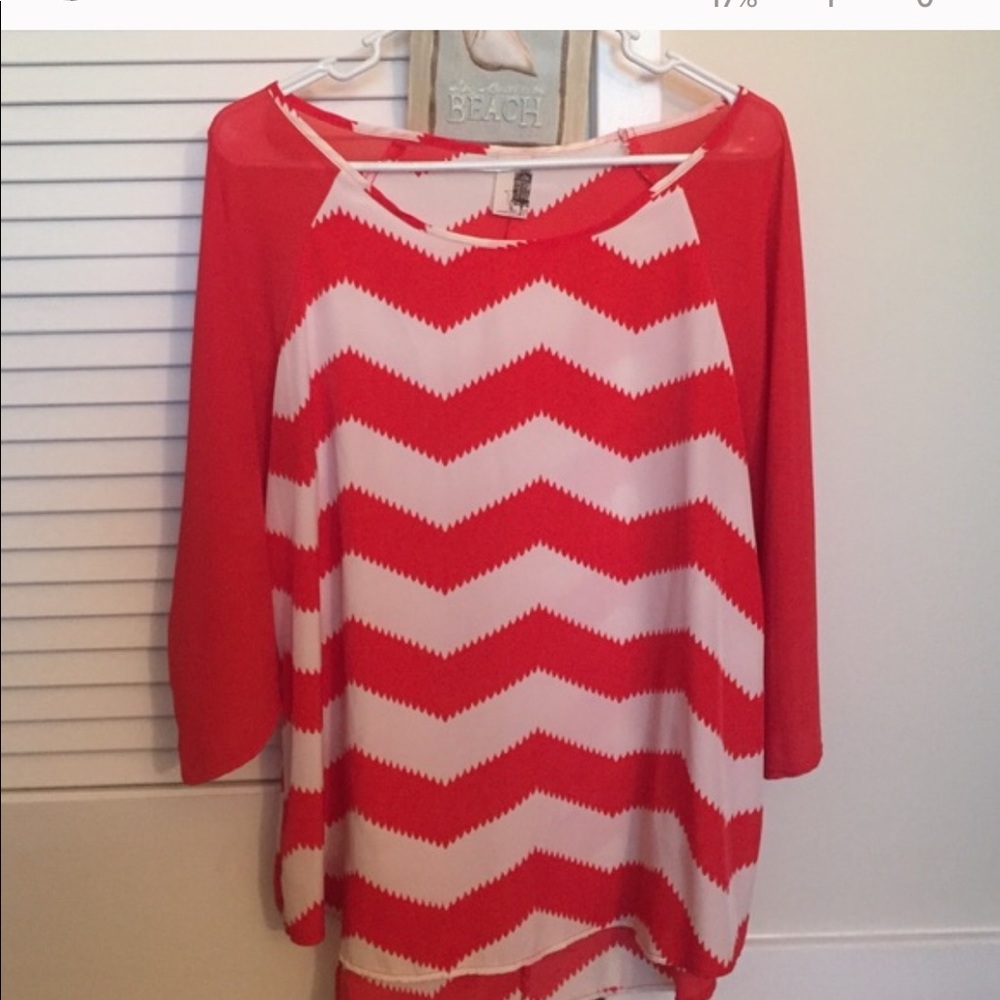 Red/White Top